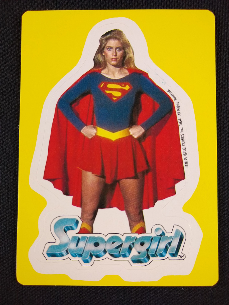 Supergirl Movie (Topps 1984 #27): “Much to Selena's horror…” – Cyborg One