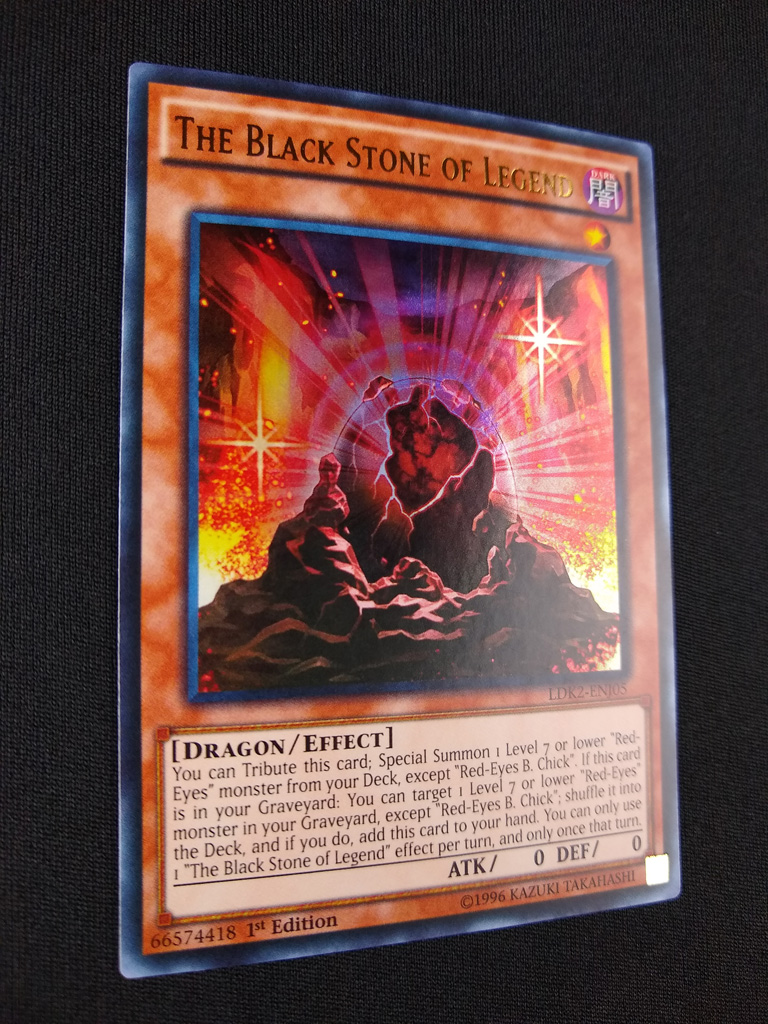 The Black Stone of Legend — LDK2-ENJ05 — Ultra Rare 1st Edition - Image 3