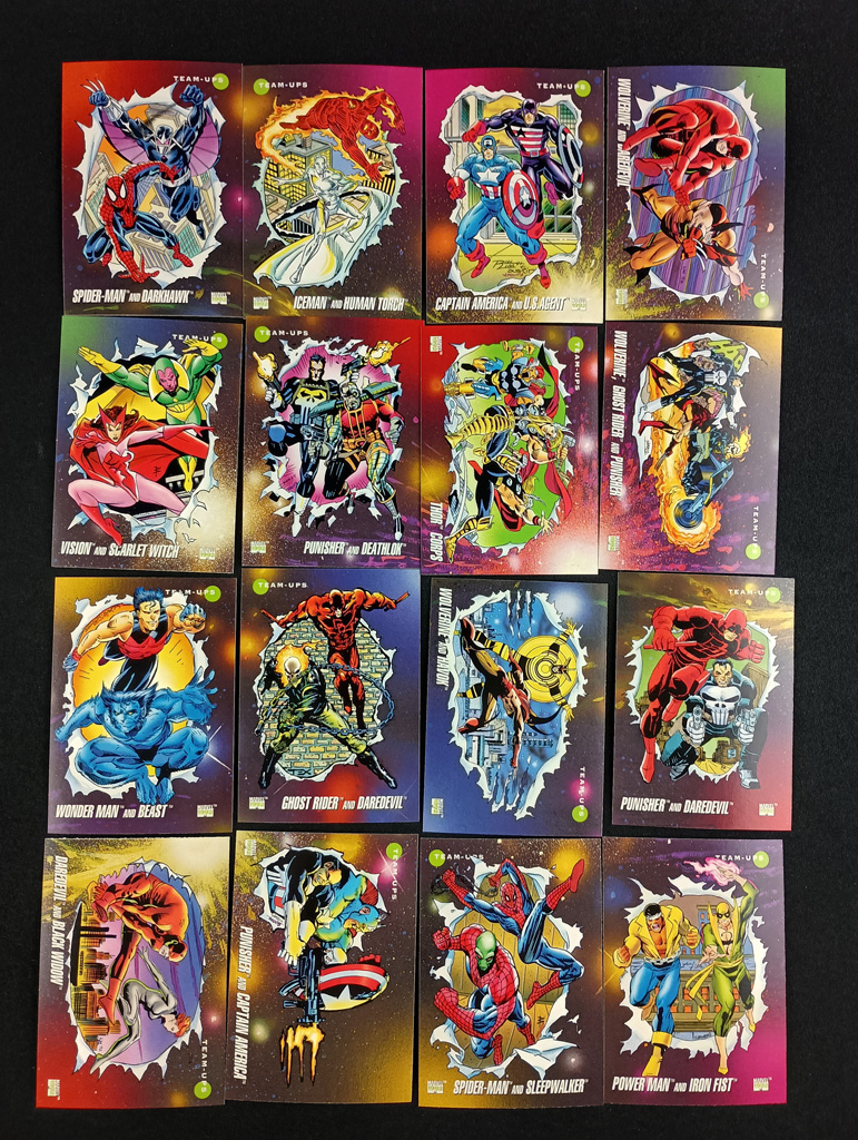 Marvel 1992 Impel Marvel Universe Complete Trading Card Set with