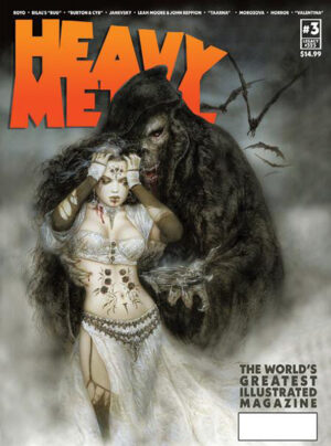 Heavy Metal #3 cover A — Luis Royo (Legacy #323, October 2025)