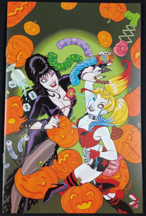 Harley Quinn x Elvira #1 (2025) Cover L Amanda Conner Limited Virgin Variant