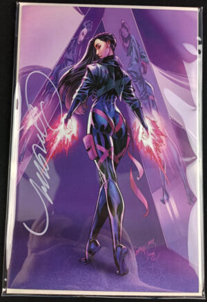 X-Men vol. 7 #1 (Sep. 2024) — 1:100 Psylocke J. Scott Campbell Signed Virgin Variant