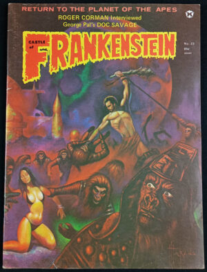 Castle of Frankenstein #23 (1974) — Planet of the Apes cover