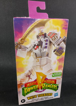 Mighty Morphin' Power Rangers: White Tigerzord — Warrior Mode Action Figure (2022, Hasbro)