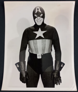 Dick Purcell as Captain America (Republic Serials) 8x10" photo