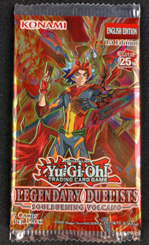 Yu-Gi-Oh! Legendary Duelists: Soulburning Volcano English 1st Edition (2023) Sealed Booster Pack