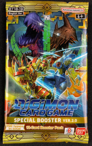 Digimon Card Game: Special Booster ver.2.0 (2024, Bandai / BT18-19) Sealed Booster Pack