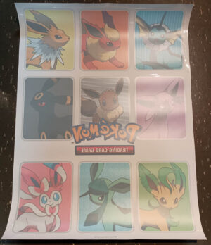 Pokémon: Evolving Skies Eeveelutions Promotional Window Cling 24"x32"