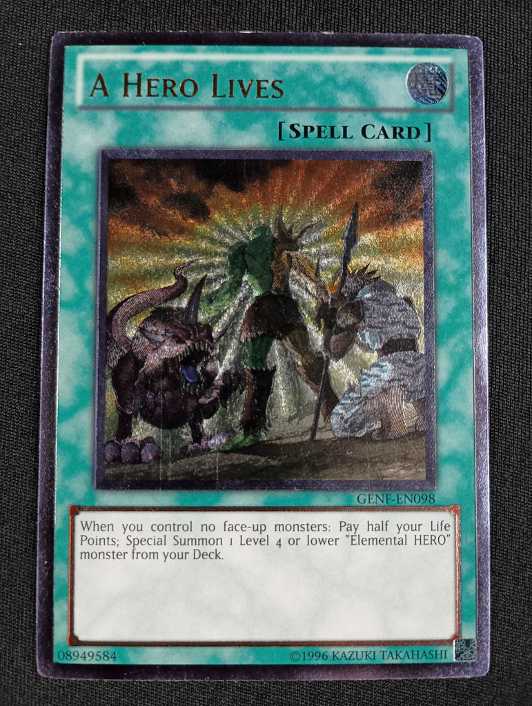 unlimited edition yugioh cards YU-GI-OH! - Dark Magician (DPYG-EN001) - Duelist Pack Yugi Moto - also for free A Hero Lives GENF-EN098