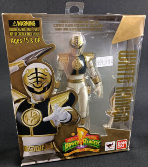 Mighty Morphin Power Rangers: White Ranger (Bandai/S.H. Figuarts, 2013) (incomplete)