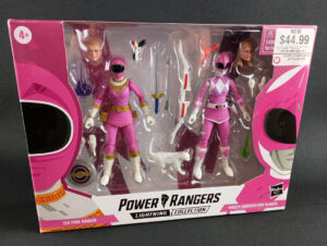 Power Rangers Lightning Collection: Zeo Pink Ranger & Mighty Morphin Pink Ranger (Hasbro, 2021) — Open Box, Complete